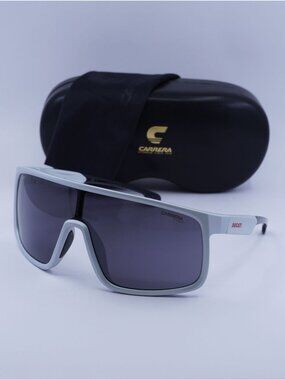 Carrera Ducati CARDUC 017/S 06HT IR Shield Sunglasses - Matte White / Grey